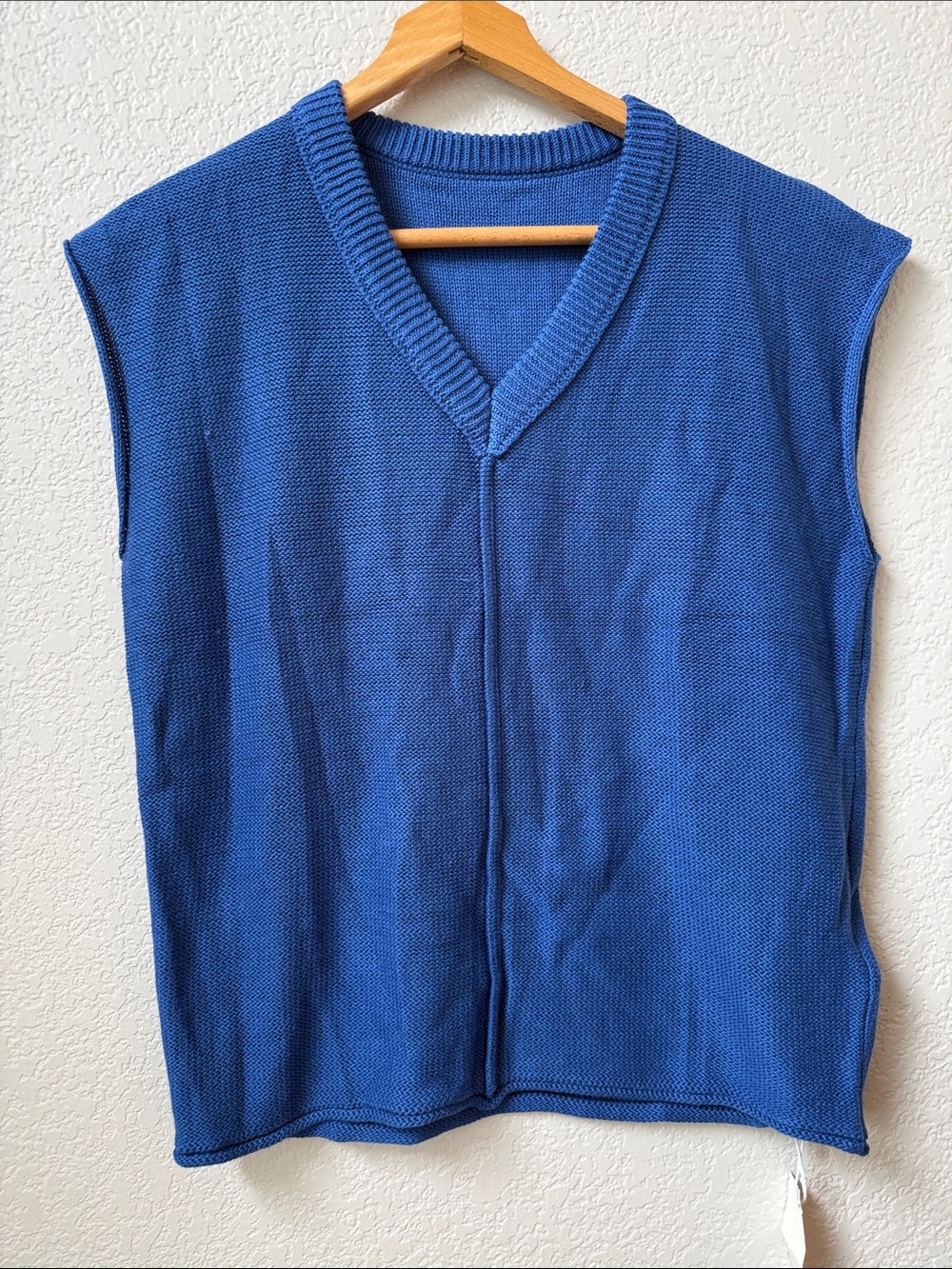 Amazon Sweater Tank Top Royal Blue Size Small - Picture 2 of 11